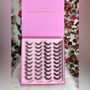 20 Pairs of 3D lashes I Lash Book | Mink Lashes I Faux Lashes | Dluxe Classic 07